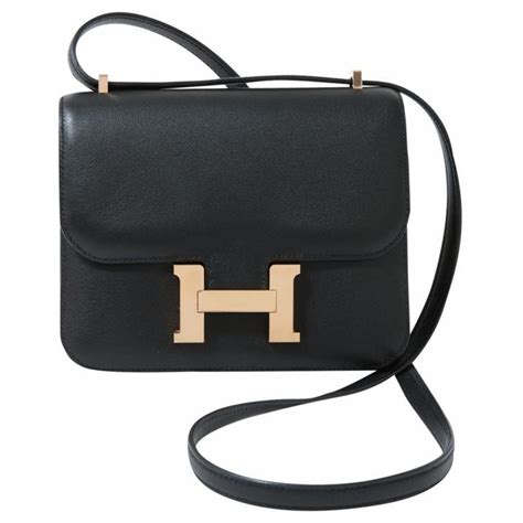 hermes black constance